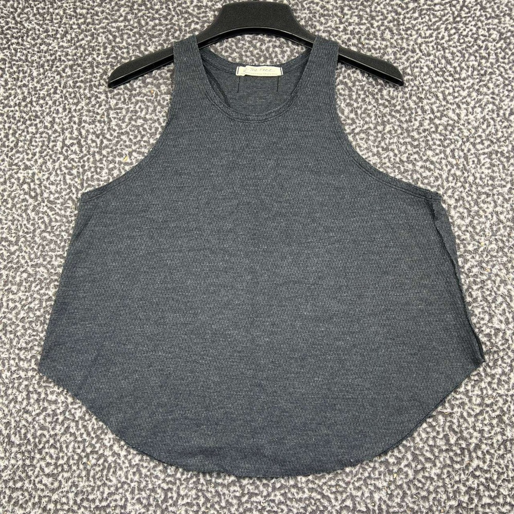 We The Free Free People Shirt Women Extra Small Gray Ribbed Sleeveless XS